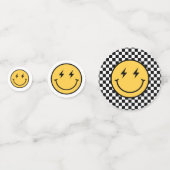 Confettis Vérificateur Joyeux Visage Anniversaire (Devant)