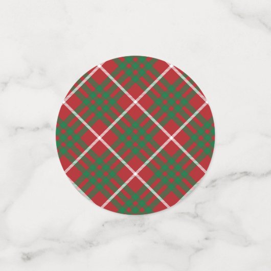 Confettis Vérification rouge et verte (Petit recto)