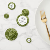 Confettis Vert Annabelle Hydrangea Fleurs Mariage (Groupe)