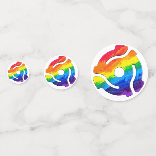 Confettis Vibran de l'adaptateur d'enregistrement SlipperyJo (Devant)