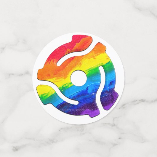 Confettis Vibran de l'adaptateur d'enregistrement SlipperyJo (Petit recto)