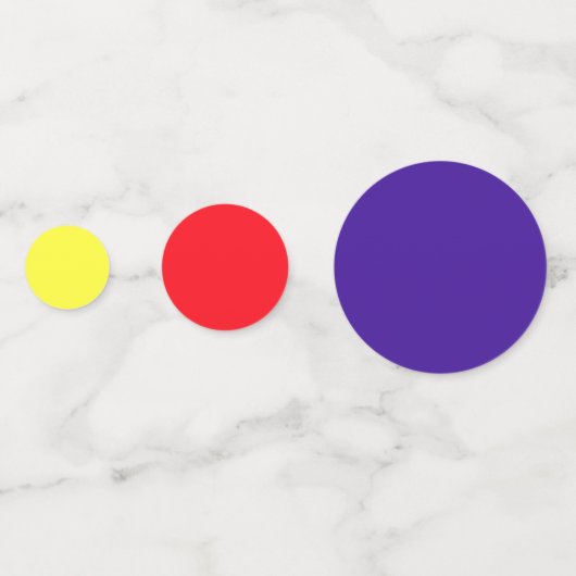 Confettis Vibrant Rainbow Colors Party (Devant)