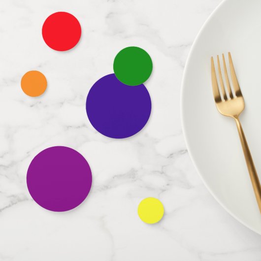 Confettis Vibrant Rainbow Colors Party (Groupe)