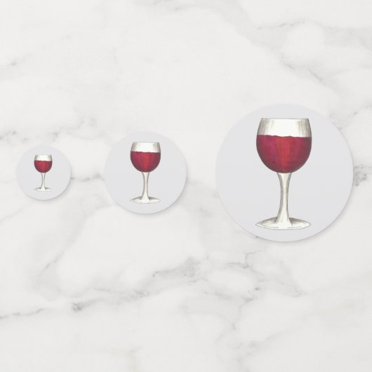 Confettis Vignoble Vignoble Bouteille Vignoble Dégustation (Derrière)