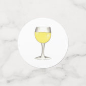 Confettis Vin Lover Red Glasses Winery Cocktail Party (Petit recto)