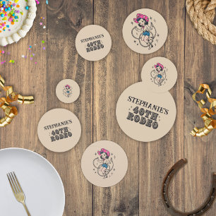 Confettis Vintage Retro Cowgirl 40e fête d'anniversaire