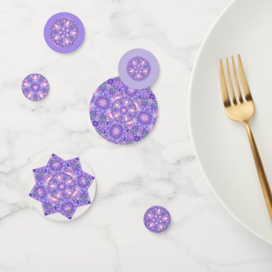 Confettis violet W1 (Groupe)