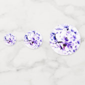 Confettis Violettes élégantes (Derrière)