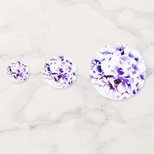 Confettis Violettes élégantes (Derrière)