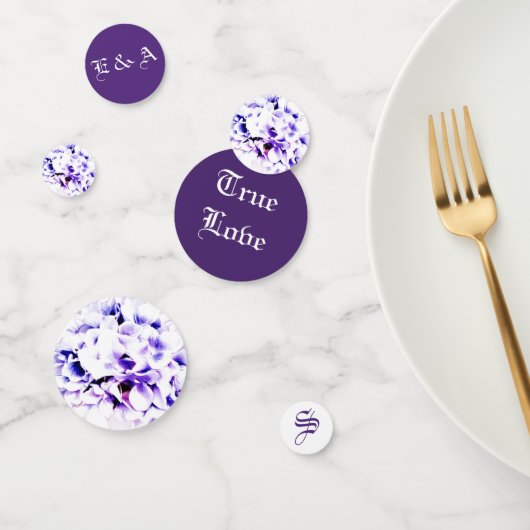 Confettis Violettes élégantes (Groupe)