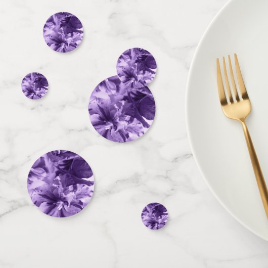 Confettis Violettes monochromes (Groupe)