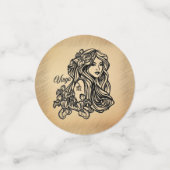 Confettis Virgo Zodiac - Antique Look (Petit recto)