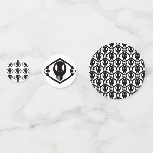 Confettis Visages morbides (Derrière)