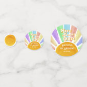 Confettis Voici Celui-Là ! Retro Boho Sun 1er anniversaire (Devant)