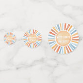 Confettis Voici le baby shower garçon de fils boho (Devant)