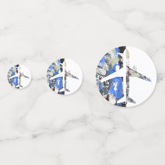 Confettis Vol Abstrait par Michael Moffa (Derrière)