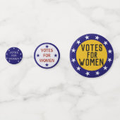 Confettis Votes pour les boutons de suffrage pour femmes Tab (Derrière)