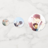 Confettis Votre Photo Ici Mariage, Diplôme, Anniversaire (Derrière)