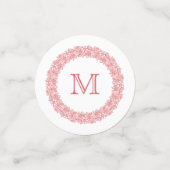 Confettis Votre photo, monogramme et tableau de texte confet (Petit recto)