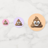 Confettis Vous pouvez Customiser, Poop Emoji (Derrière)