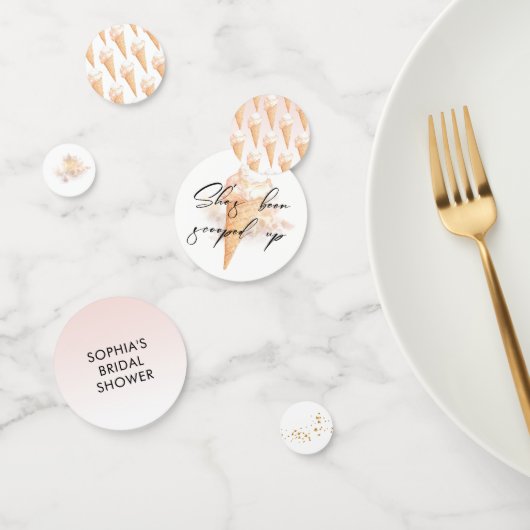 Confettis Watercolor Ice Cream Baby Shower   (Groupe)