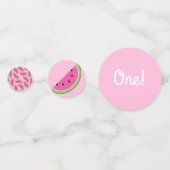 Confettis Watermelon Cute 1er Anniversaire Table Décor (Devant)