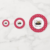 Confettis Weave Woes - drôle d'agilité de chien (Derrière)