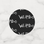 Confettis Weirdo Punk Style Étrange Emo Goth Heavy Metal (Petit recto)