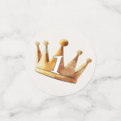 Confettis Wild One Jungle Animaux Safari 1er Anniversaire (Petit recto)