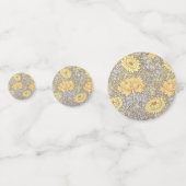 Confettis William Morris Chrysanthemum Fleurs maman (Derrière)