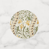 Confettis William Morris Daffodil Garden Flower Classic Bota (Petit recto)