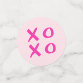 Confettis XOXO Valentine (Petit recto)