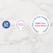 Confettis Your Vote is Your Voice (Derrière)