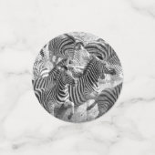 Confettis Zebras running (Petit recto)