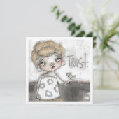 Confiance - Carte Cadre Plate (Debout devant)