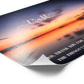 Confiance Citation inspirante Photographie Coucher (Coin)