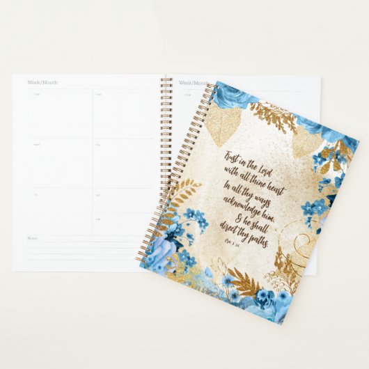 Confiance dans le Seigneur KJV Bible Verse (Devant avec enveloppe)