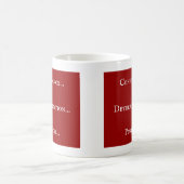 Confiance - Détermination - But Café Mug (Centre)