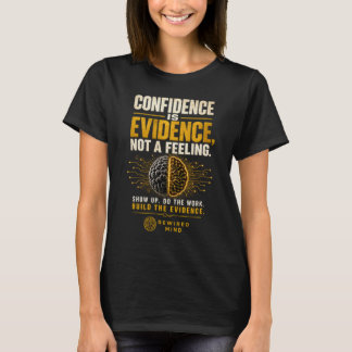 Confiance est la Preuve | T-shirt noir pour femmes