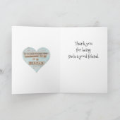 Confiant - Carte de voeux (Intérieur)