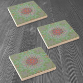 Confianza mandala stenen onderzetter