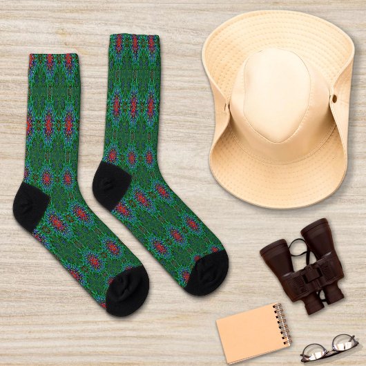 Confianza textiel textuur mandala patroon sokken