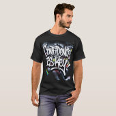 Confidence Is Key – Urban Motivation Graffiti Typo T-shirt (Voorkant volledig)