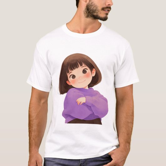 Confident Girl Mannen T-Shirts (Voorkant)