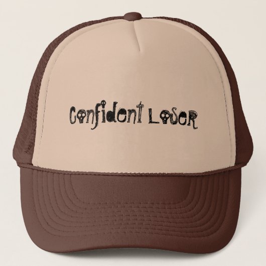 Confident Loser Trucker Hat Trucker Pet (Voorkant)