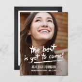 Confident Stroke Afstuderen aankondiging (Voorkant / Achterkant)