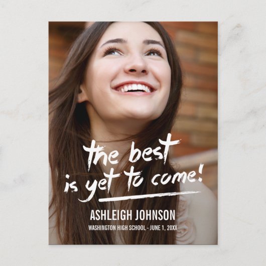 Confident Stroke Afstuderen aankondiging (Voorkant)