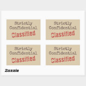 Confidential Stickers (Feuille)