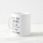 confidentialité de la conception drôle de tasse de (Devant gauche)