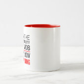 CONFIDENTIALITÉ JOB-FUNNY MUG (Centre)